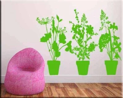 wall stickers adesivi da parete piante