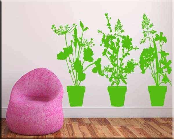 wall stickers adesivi da parete piante