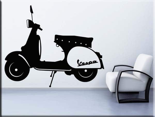 Adesivo Muro Juventus - Sticker Rimovibile Bianco/Nero In PVC Per Decorazione - Foto 6