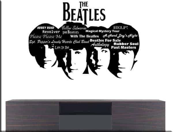 adesivo murale BEATLES