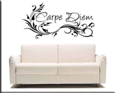 adesivo murale carpe diem