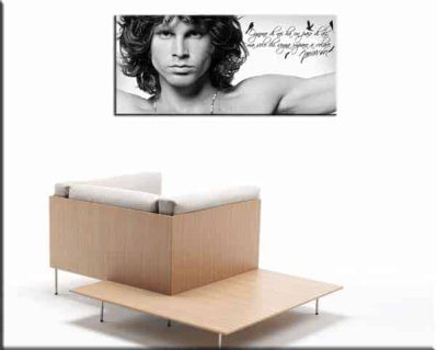 quadro moderno citazione Jim Morrison