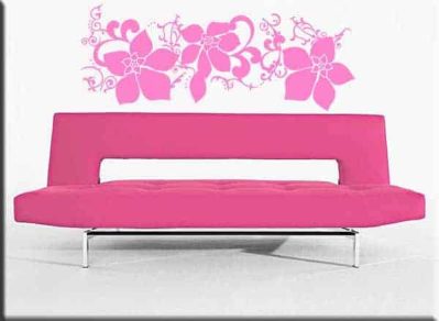 Adesivi Murali Autoadesivi Con Alberi E Fiori Di Ciliegio - Decorazione Da Parete In PVC Per Soggiorno, Camera, Mobili - 2 Pezzi 30x60cm