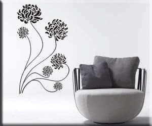 Wondever Adesivi Murali Fiori Albero Rosa Sticker Da Muro Uccelli - 10