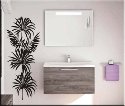 adesivo da parete pianta