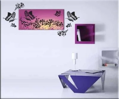 quadro moderno wall stickers farfalle