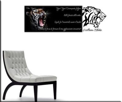 quadro tigre wall stickers william blake