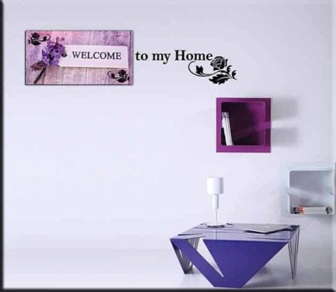 quadro welcome wall stickers home