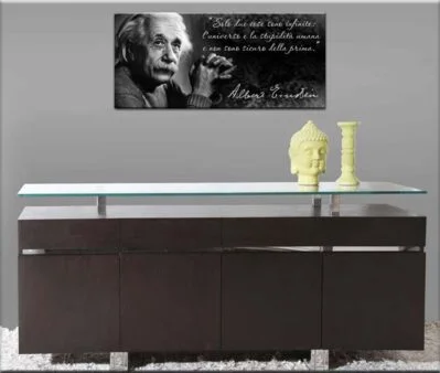 quadro moderno citazione Albert Einstein