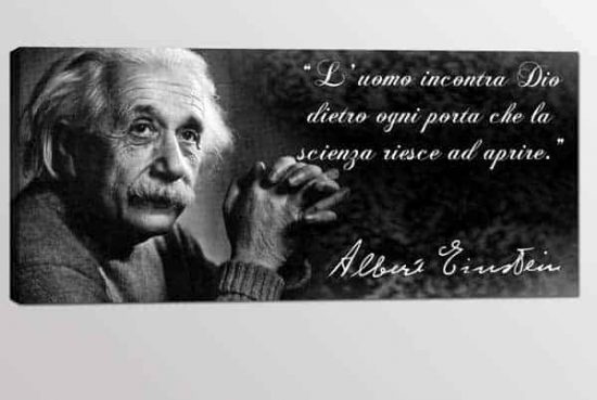 quadro moderno citazione Albert Einstein