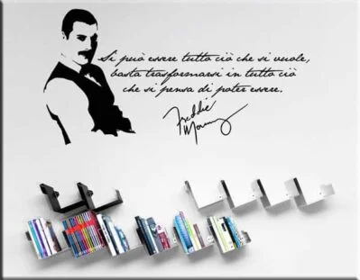 Decorazioni adesive frase Freddie Mercury