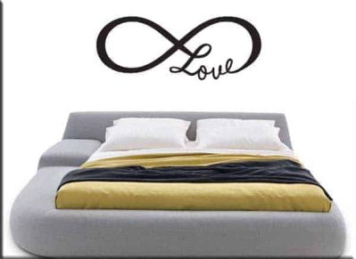 adesivo murale love infinito