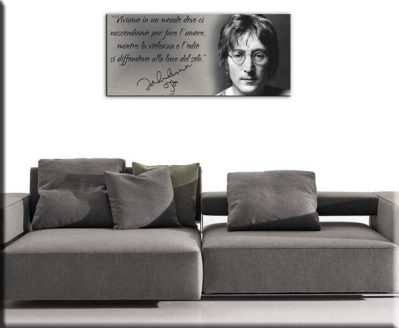quadro stampa tela frase John Lennon