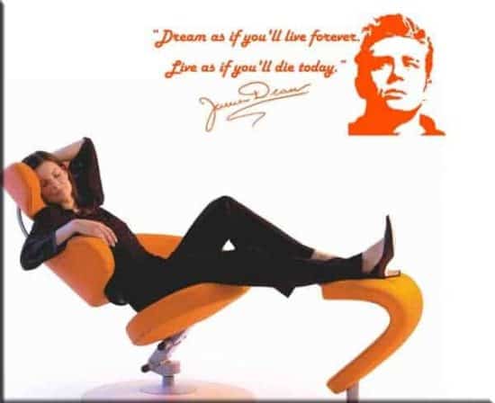wall stickers frase James Dean