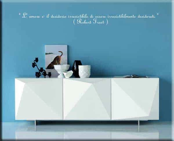adesivo murale frase Frost
