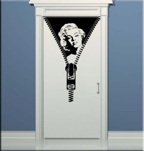 decorazione adesiva porta Marilyn Monroe