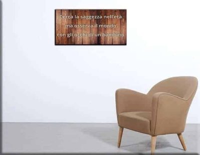 quadro moderno legno frase