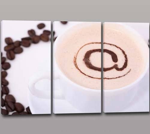 Quadro Moderno Cucina Con Caffettiera - Tela Non Tessuta, Rosso E Grigio, 1 Pezzo, Made In Germany - Foto 10