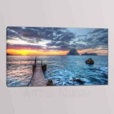 Quadro moderno paesaggio mare