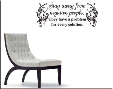 Wall stickers frase stay away