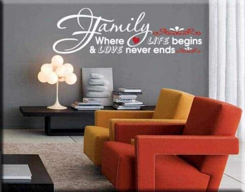 wall stickers frase family