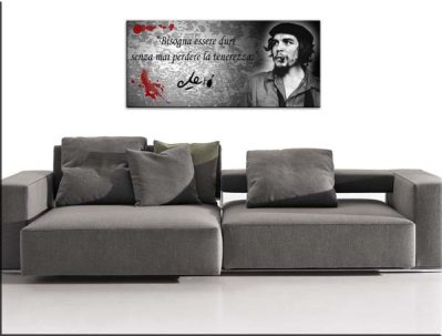 Quadro moderno stampa citazione Che Guevara