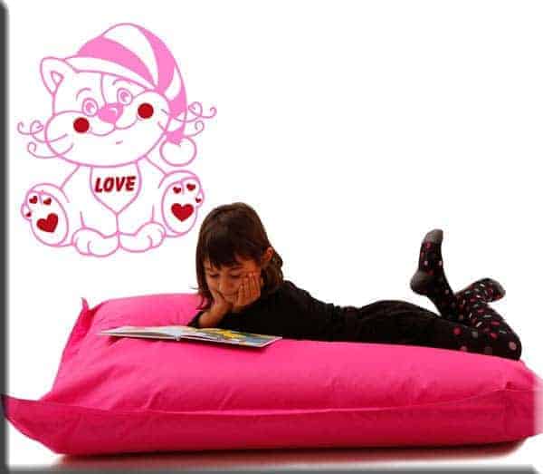 adesivi murali gatto love bambini