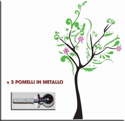 appendiabiti albero adesivi murali wall stickers