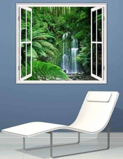 adesivo murale decorazione finestra