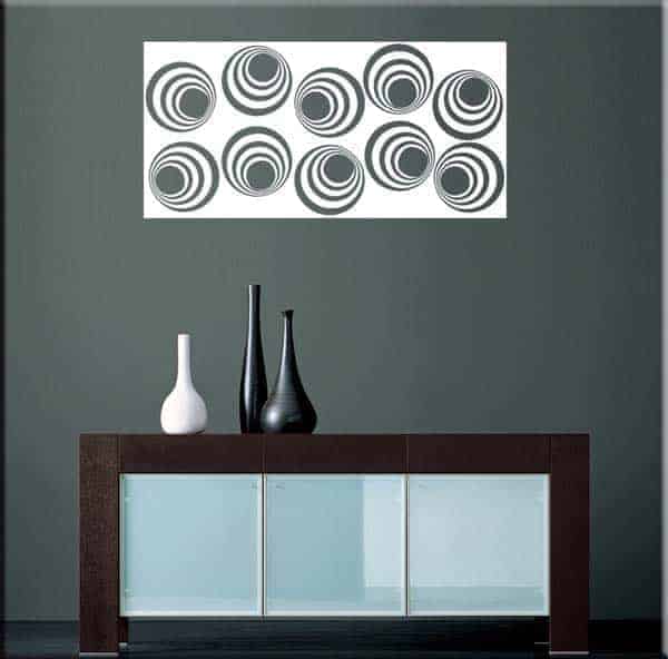 decorazione adesiva murale pannello moderno