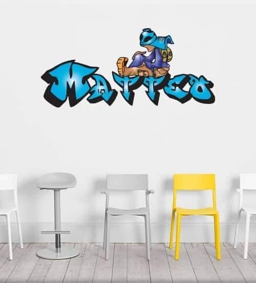 Sticker Da Parete Personalizzato RP Grafica - Crea Online Il Tuo Design Con Nome, Data O Frase, Vinile Lavabile, Perfetto Come Regalo