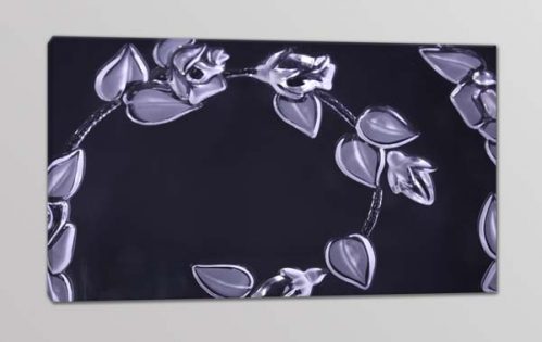 quadro moderno stampa fiori dipinti
