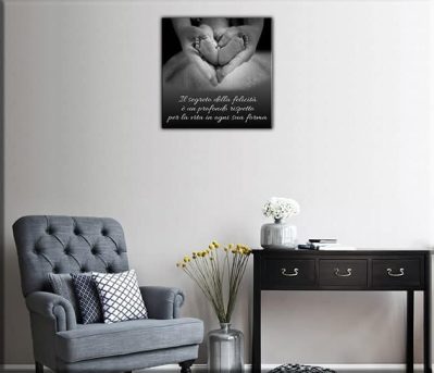 quadro moderno stampa tela frase