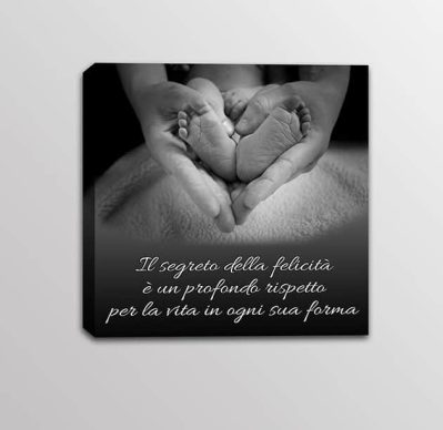 quadro moderno stampa tela frase arredo