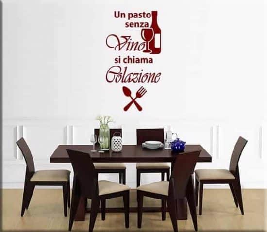 Adesivo da parete con pizza, per ristorante italiano, pizzeria, negozio