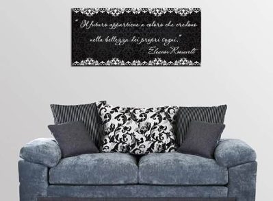 Quadro moderno frase Eleanor Roosevelt