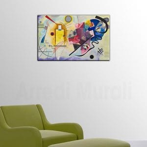 quadro su tela Kandinsky Giallo Rosso Blu
