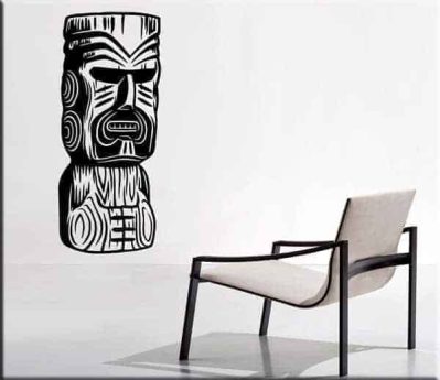 Adesivi murali totem Moai statue arredo