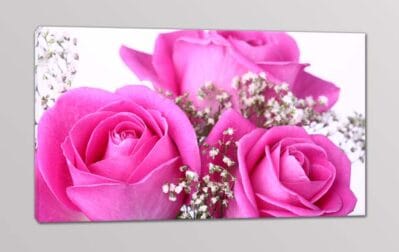 Quadro moderno fiori rose stampa tela arredo