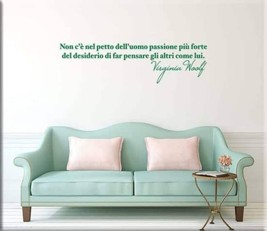 wall stickers frase virginia woolf