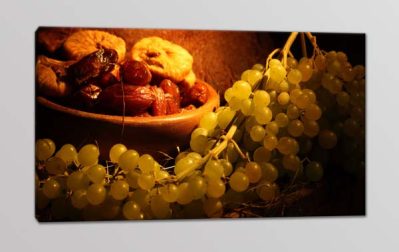 Quadro moderno uva cucina arredo