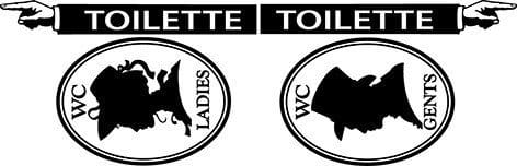 indicazioni toilette uomo donna