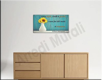 quadro moderno frase William Shakespeare