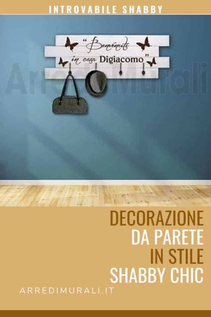 Shabby chic pannelli personalizzati appendiabiti