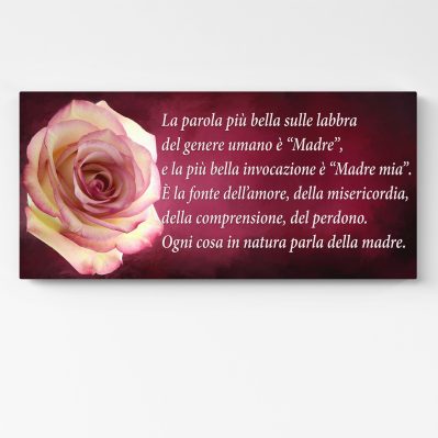 Quadro moderno frase mamma stampa arredo Q468
