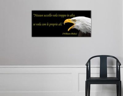 Quadro moderno stampa frase Blake