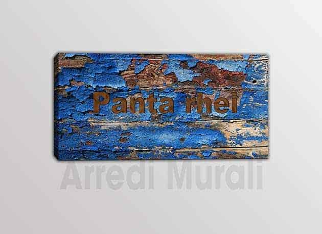 quadro moderno panta rhei stampa su tela arte digitale