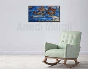 quadro moderno panta rhei stampa tela arte digitale