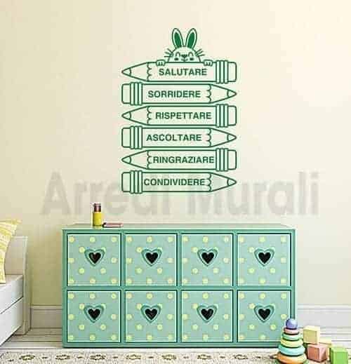 Adesivi murali neonato | Decorazioni per pareti