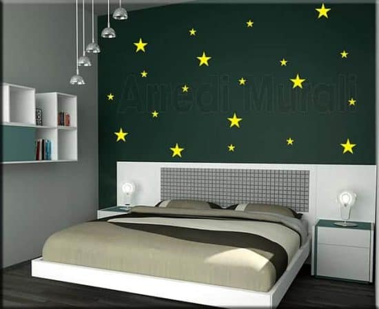 adesivi murali stelle decorazioni da parete